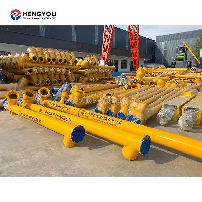Factory Small Screw Conveyor Cement Dry Mortar Granular Screw Conveyor for Flour Price Shaftless Horizontal Screw Conveyor