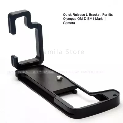 Metal Arca Swiss Standard Quick Release L Plate Bracket Holder Hand Grip for Olympus OM-D EM1 E-M1 EM1II E-M1II Camera