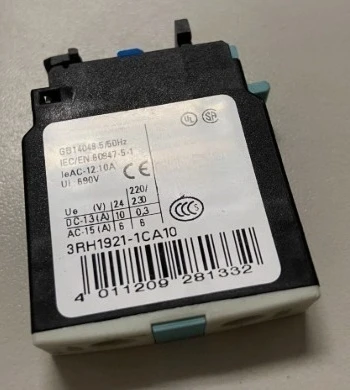 

Brand new orignial 3RH19211CA10 3RH1921-1CA10 auxiliary switch Fast delivery