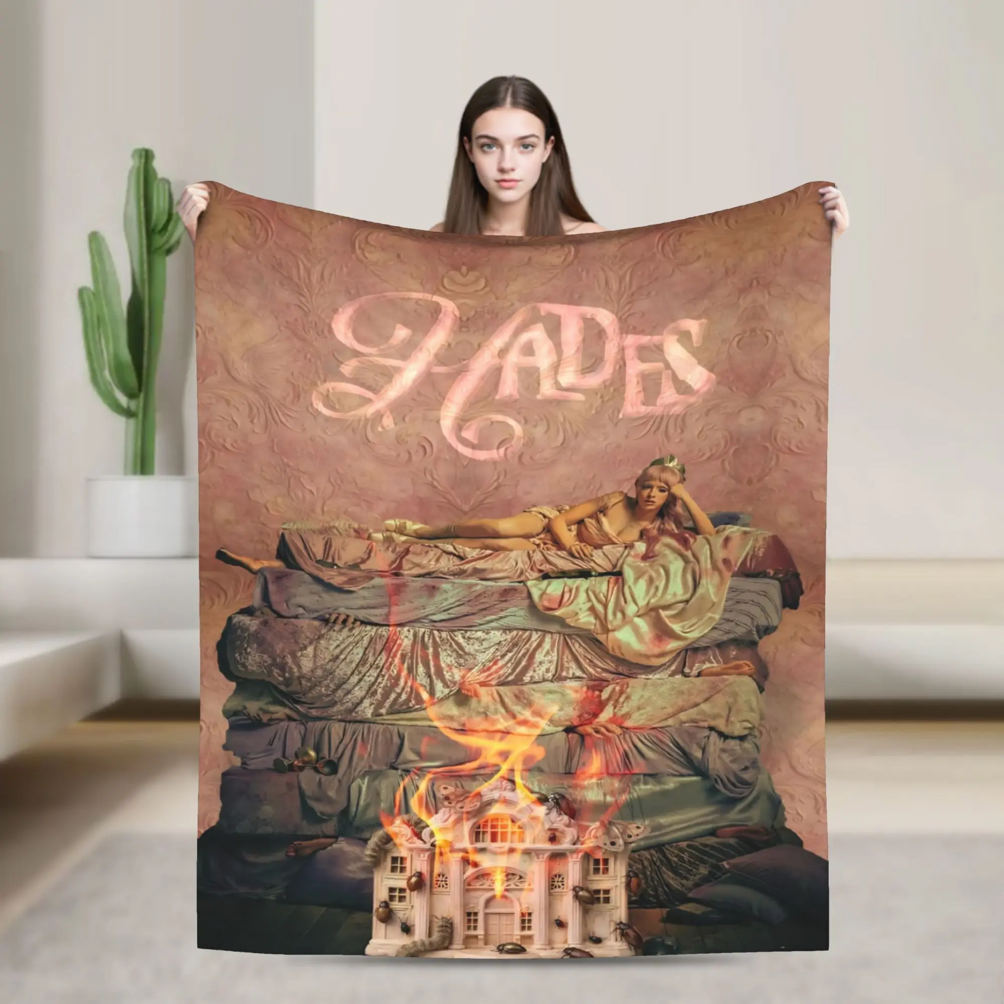 HADES SACRIFICE Melanies Martinez Blankets Super Soft Flannel Novelty Present  Throw Blanket Rug Piece