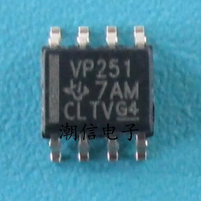 Free shipping   VP251 SN65HVD251D CAN        10PCS