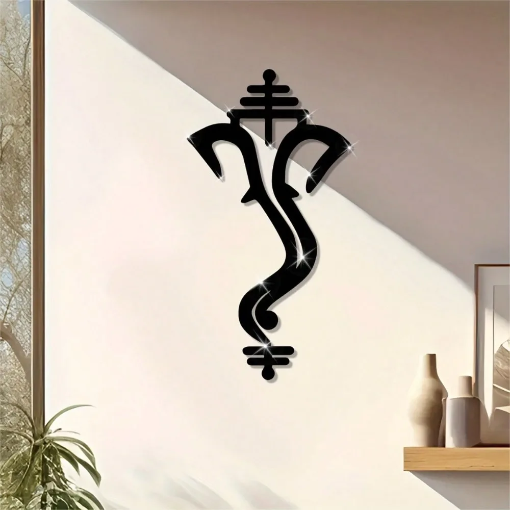 Indian Temple Religious Metal Wall Art Large Minimalist Home Decor Diwali Gift