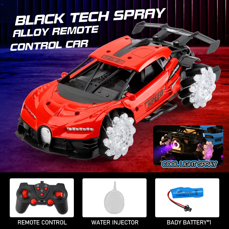 1:14 rc carro de plástico modelo rc drift carros 2.4g liga dublê elétrico controle remoto carro luz música spray carro crianças brinquedos
