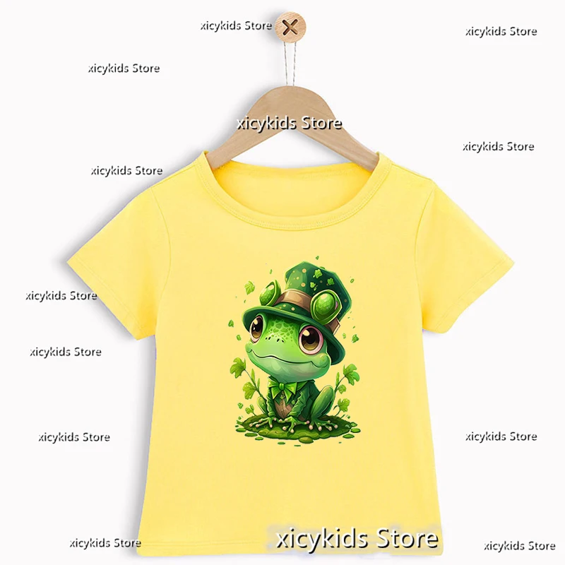 New Hot Boys t-shirt Cute Bee, Turtle, Frog Animal Print Toddler tshirts Fashion Harajuku Boys Short Sleeve Tops 2-15yeas old