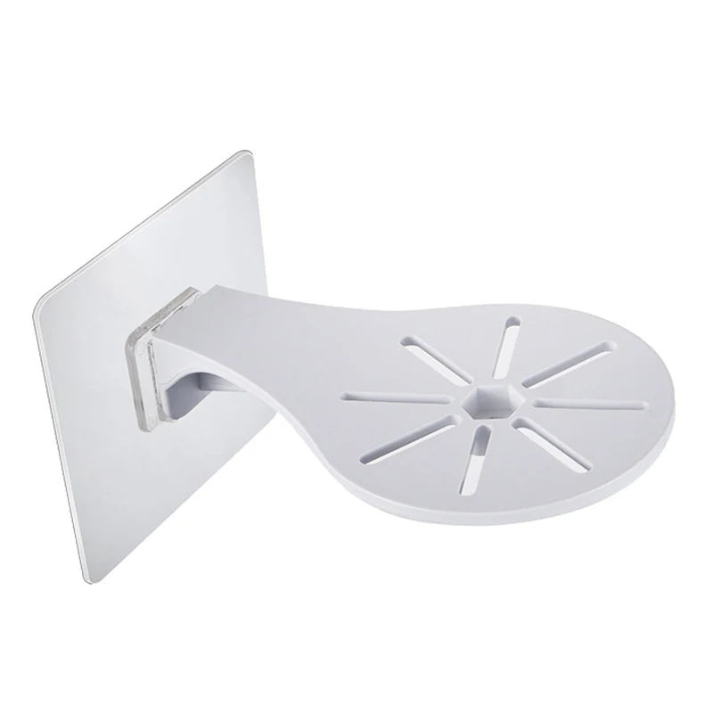 1 Set Right-angle Installation Small Dome Camera Wall-mounted Monitoring Bracket Plastic Round Plate Base