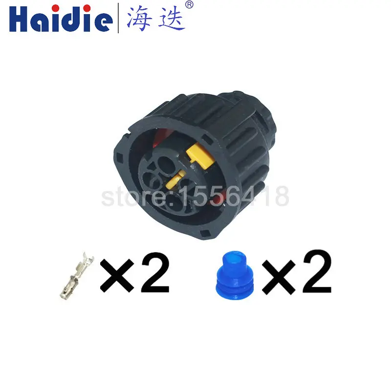 1-100 sets 2pin auto waterproof plug wire cable electric assemblies connector 1-1813099-3