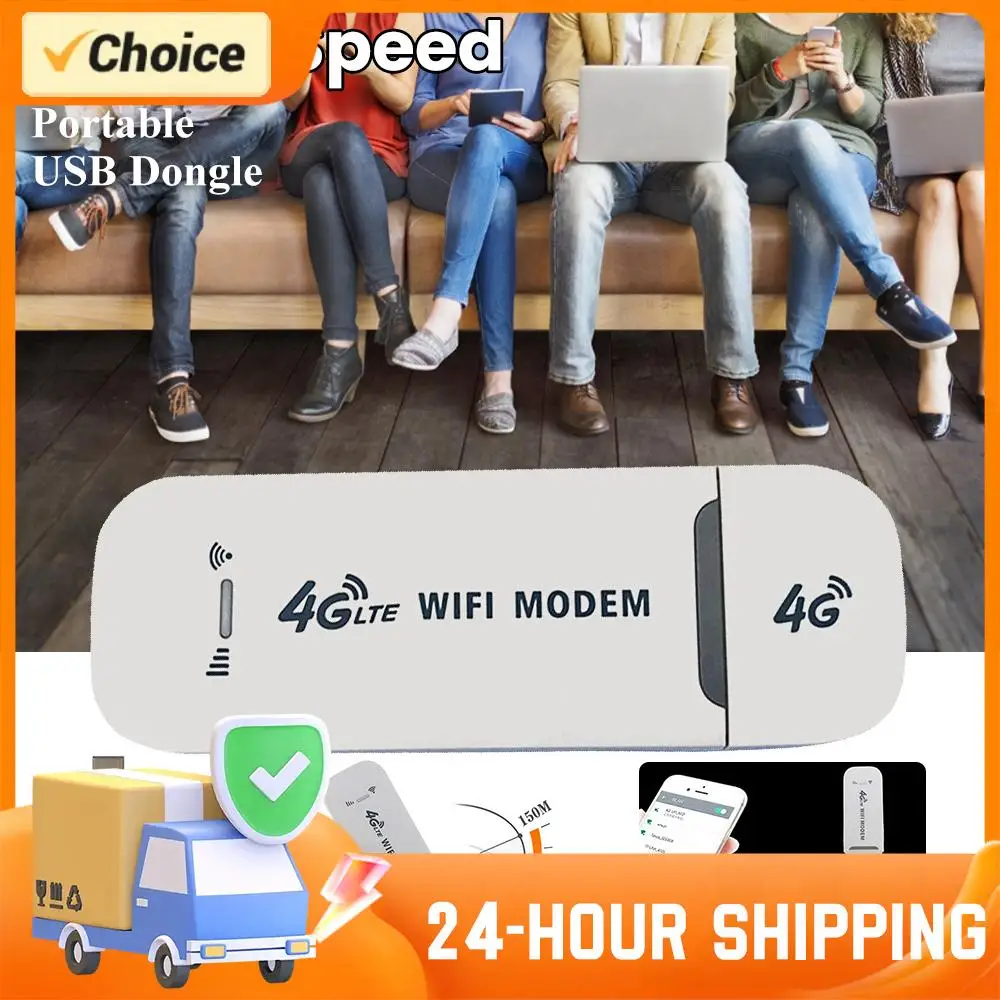 

150Mbps Modem Stick 4G LTE Wireless USB Dongle 4G Sim Card Wireless Router Home Office Wireless WiFi Adapter Plug and Play
