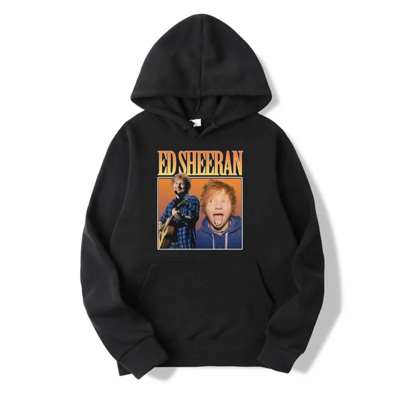 

Men's Hooded Sweatshirt, Men's Cotton Printed Men's Sweatshirt, Ed Sheeran Song Series, Winter, Unisex, Ed Sheeran World Tour Mo