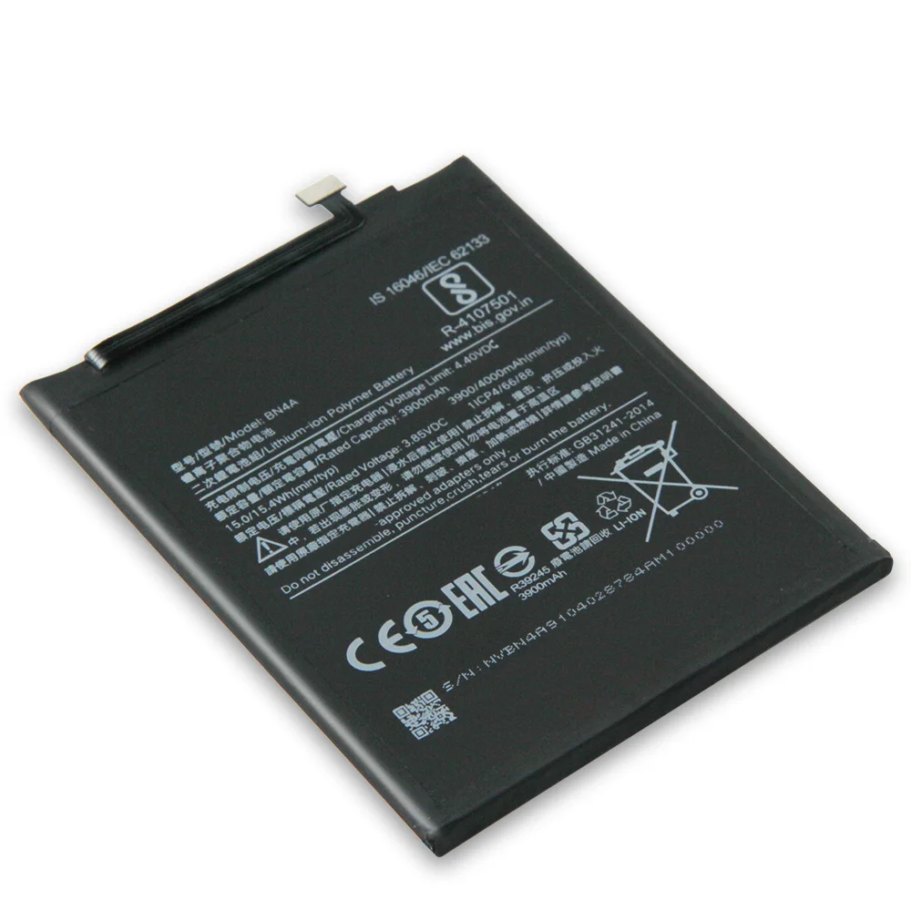 2024 Production Replacement Battery For Xiaomi Redmi Note7 Note 7 Pro M1901F7C BN4A Rechargeable Phone Battery 4000mAh