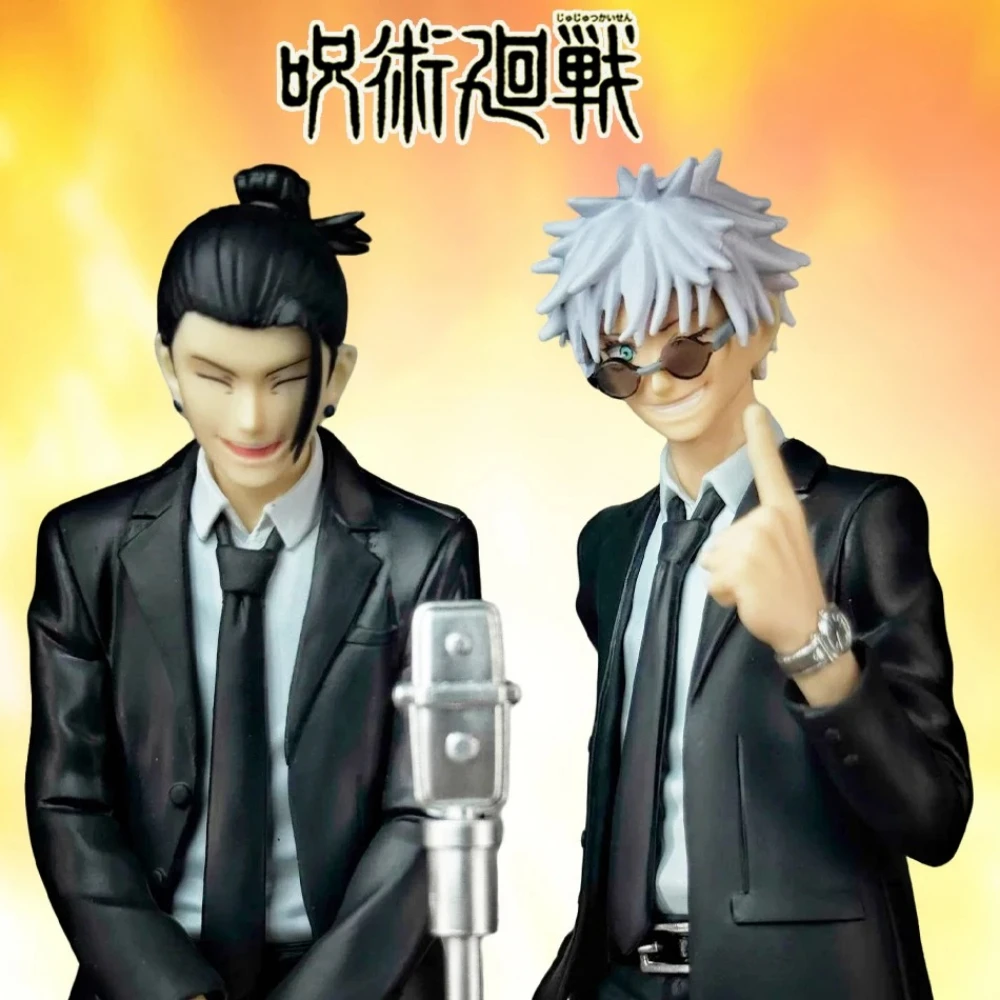 Anime 15cm Jujutsu Kaisen Sitzende Pose Geto Suguru Actionfigur Modell PVC-Puppe Spielzeug Sammlerstück Desktop-Geschenk