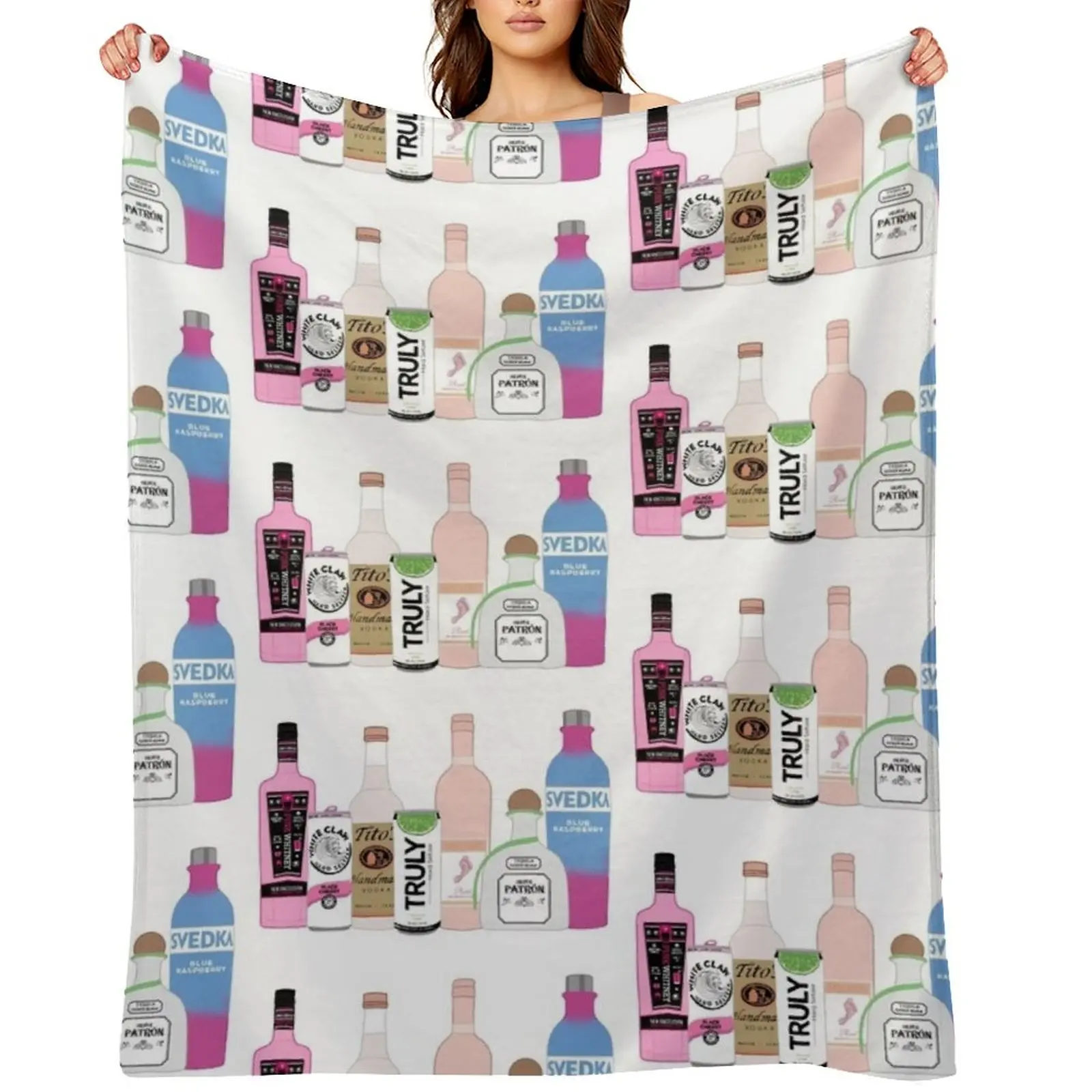 

mix alcohol Throw Blanket Picnic Kid'S Thermals For Travel christmas decoration Blankets