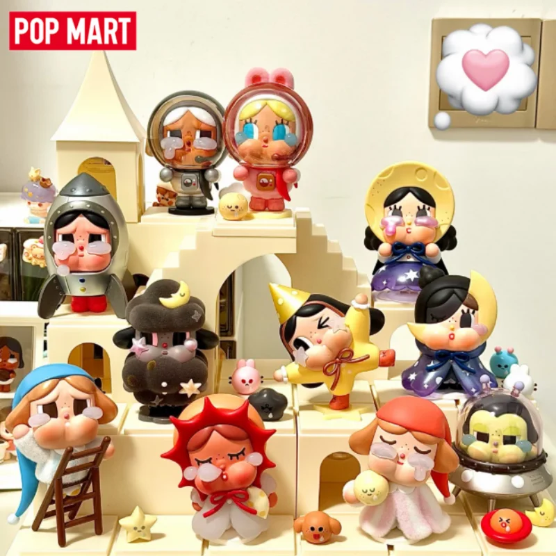 

POP MART CRYBABY Crying To The Moon Series Blind Box Guess Bag Mystery Box Toys Doll Anime Figure Desktop Ornaments Cute Gift