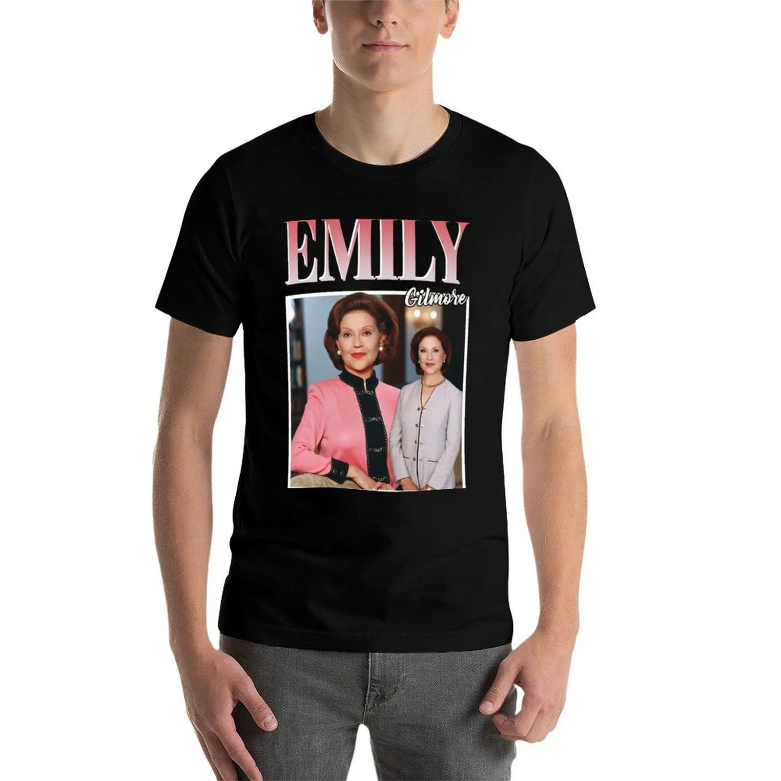 Emily T-Shirt Grafik T-Shirt Vintage süße Kleidung T-Shirt Männer