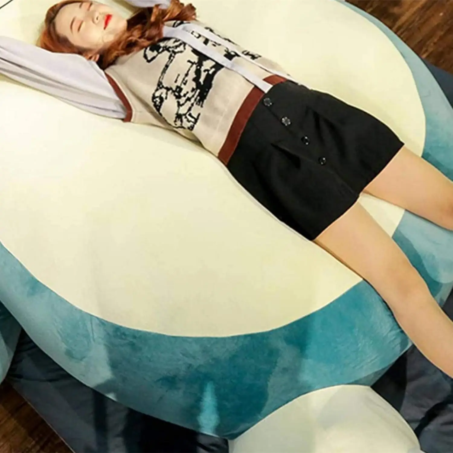 

Giant Bean Bag Chair Cover Unstuffed Plush Toy for Holiday Birthday Gifts Large Size 150cm