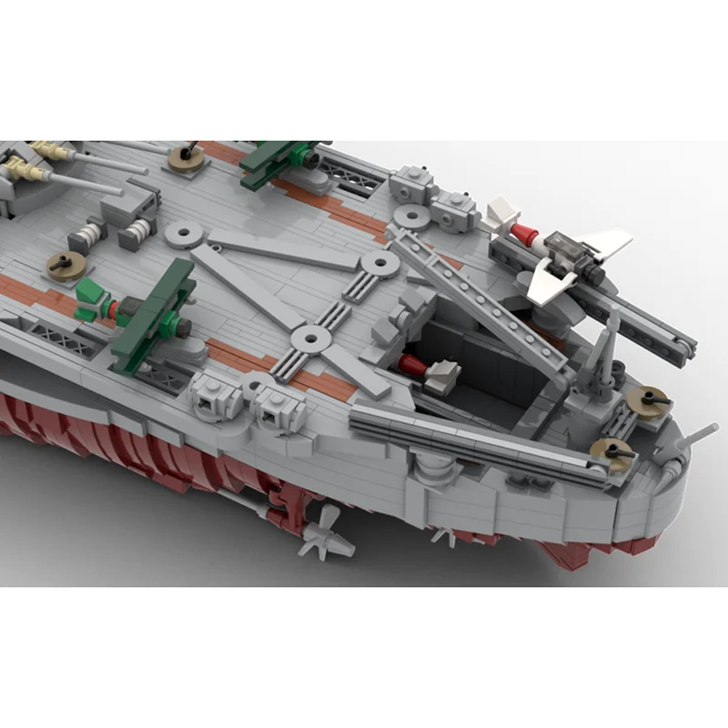 ミリタリーモデル Moc ビルディングブロック日本海軍大和 1:200 宇宙船モデル技術レンガ DIY アセンブリ建設おもちゃギフト