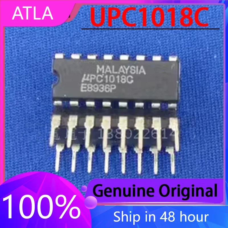 

2PCS Original UPC1018C C1018C DIP-16 AM IF Amplification Circuit/Radio Chip IC Integrated Block