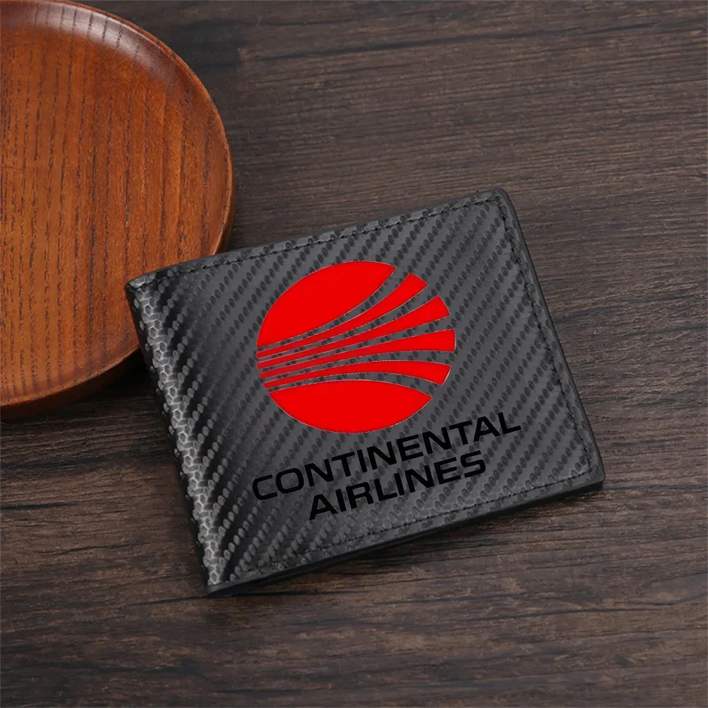 Red circle and parallel lines Men's Wallets Simple Business Modern Stylish Printing Design Gifts For Father Boyfriend Christmas
