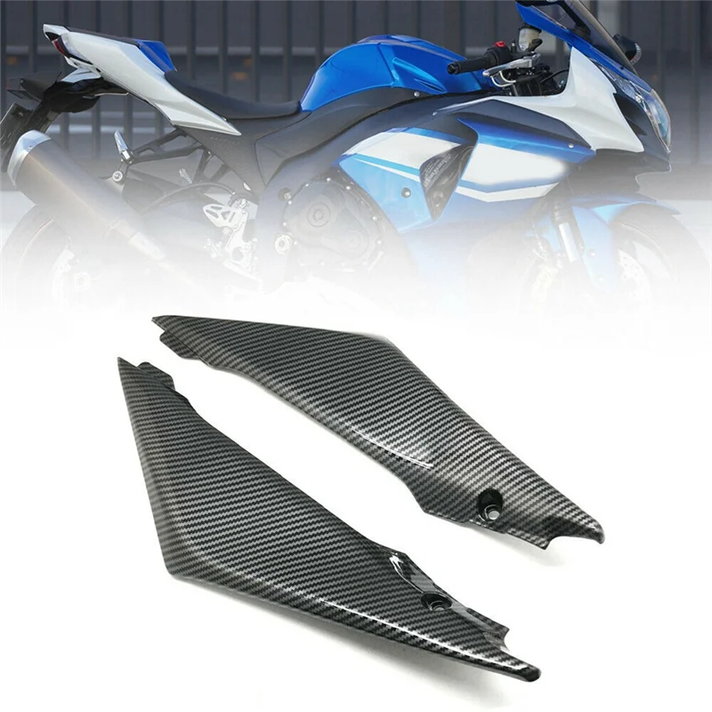 Carbon Fiber Paint Motorcycle Fuel Gas Tank Side Cover Fairing for SUZUKI GSX-R GSXR 1000 2005-2006 K5