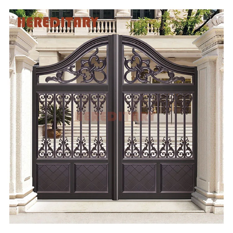 

Красивые алюминиевые ворота для двора и металлические садовые ворота для дома, традиционные алюминиевые садовые ворота