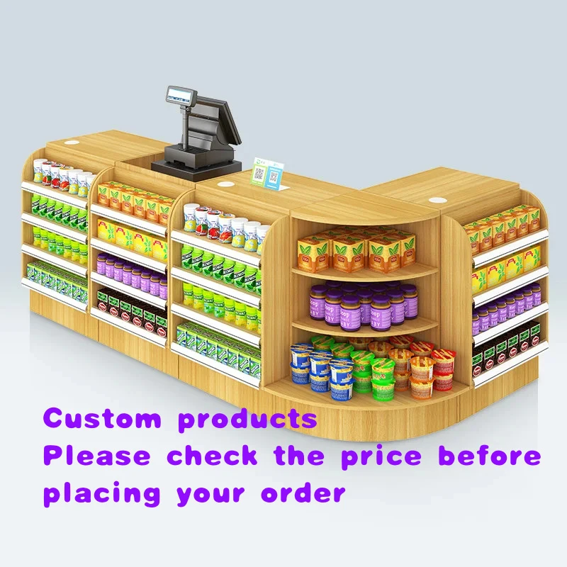 custom.hongbai Cashier Model Modern Checkout Counter Convenience Mother Pharmacy Removal/Installati