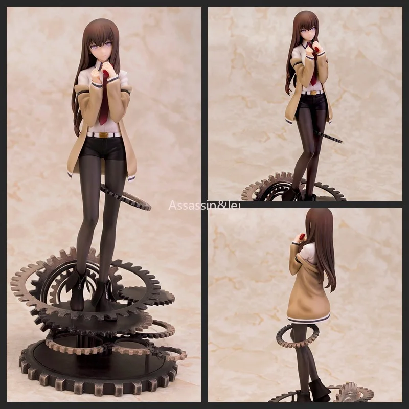 Game Anime peripheral figure Steins Gate Makise Kurisu  Anime toys PVC Action Figure Collectible Model Toys Desktop ornaments