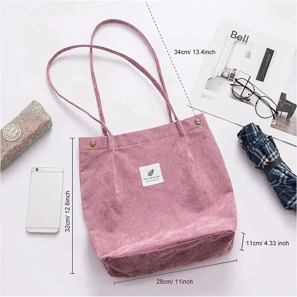 Bags for Women Shoulder Shopping Pack Reusable Casual School Style Handbags Grocery Eco Organizer Shopper Tote Bag 2024