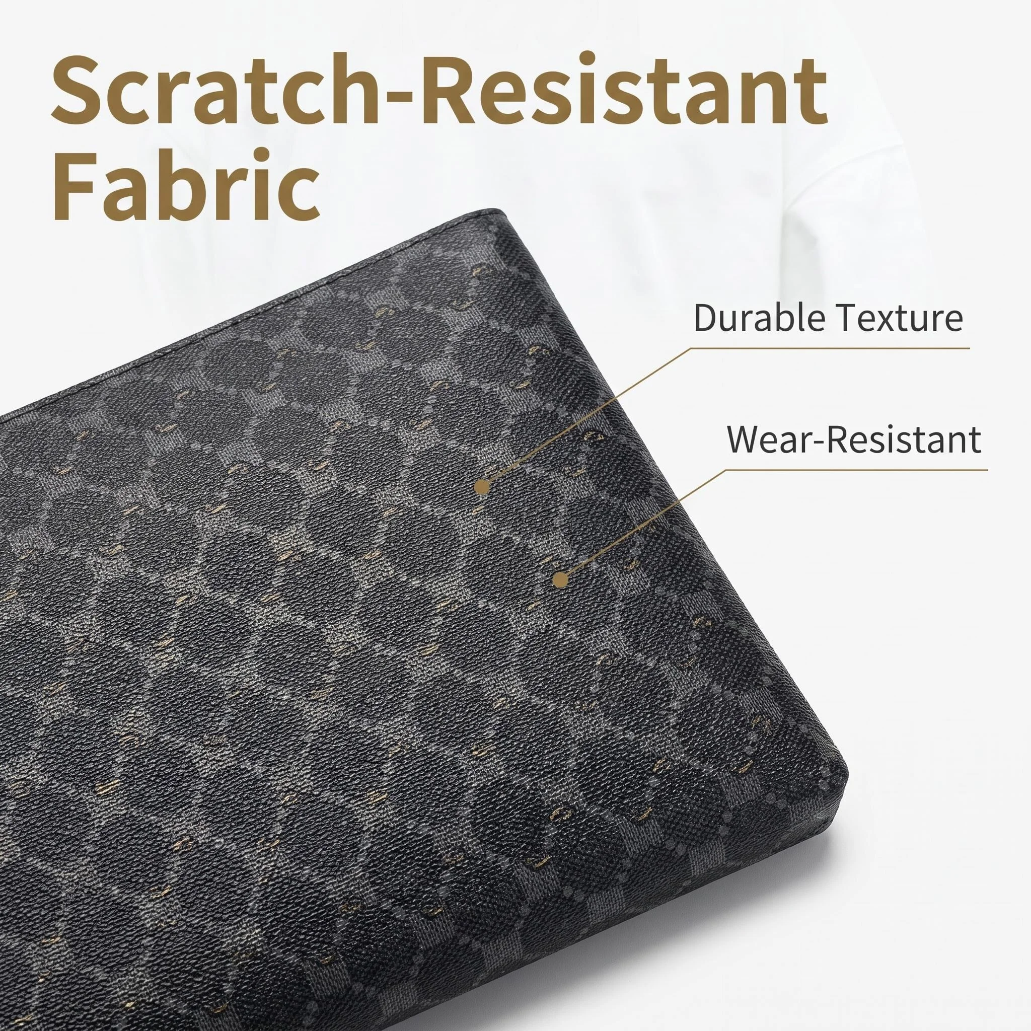 PU-Mode-Clutch für Herren, große Geldbörse für den Geschäftsalltag, Handgelenktasche, große Münztasche, Aufbewahrungstasche – Detail 4