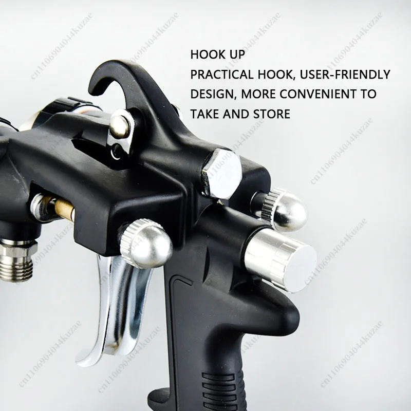 Dual Head Spray Gun, Corrosion Resistant Two Way Nano Sprayer for Water Based Paint and Glue Coating