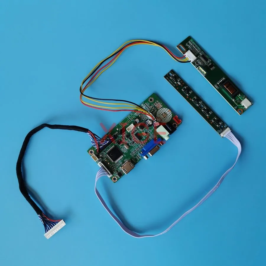 

For N154C1 CLAA154WP05 N154C3 CLAA154WP04 Monitor Controller Drive Board DIY Kit HDMI+VGA LVDS 30-Pins 1440x900 1-CCFL 1440*900