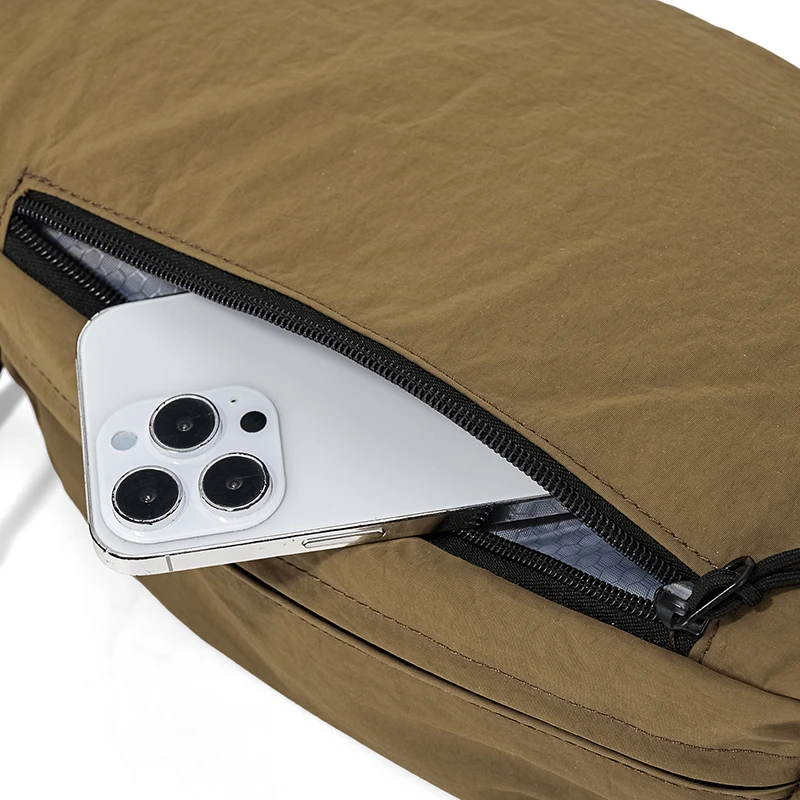 مقاس واحد، لون نقي، حقيبة خصر عملية للترفيه في الهواء الطلق، التخزين، حقيبة ساعي البريد، الرياضة، الجري، الموضة، حقيبة الصدر، Vac