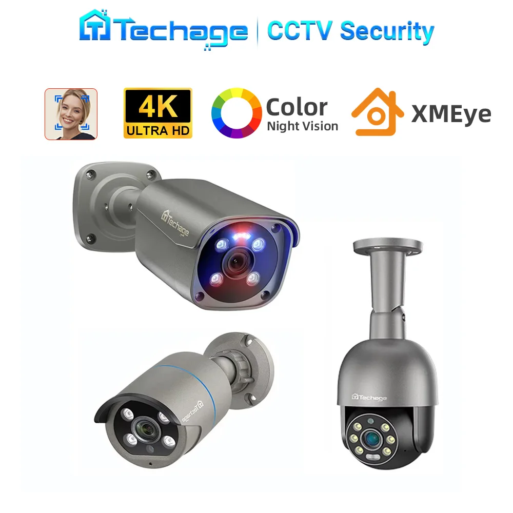 2K 4K, 4MP, 5MP, 8MP, POE, PTZ, XMeye, 3.6mm, Personenerkennung, Audio, IR-Nachtsicht, Unterstützung von Sicherheitsüberwachungssystemen