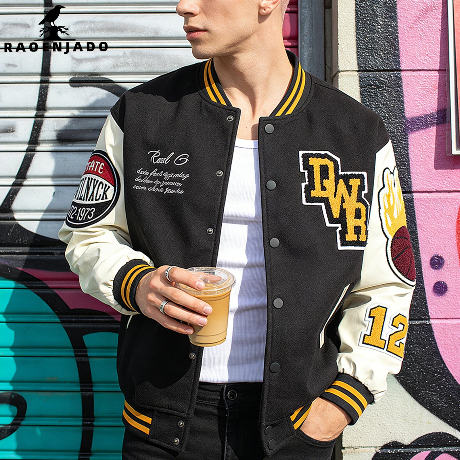 Blouson universitaire vintage  - Varsity Jacket Letterman avis et prix