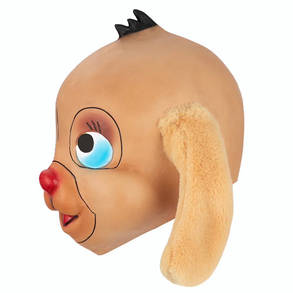 Niedliche Hundekopfmaske Lustige Halloween-Tierthema-Party Karneval Cosplay-Maske – Detail 4