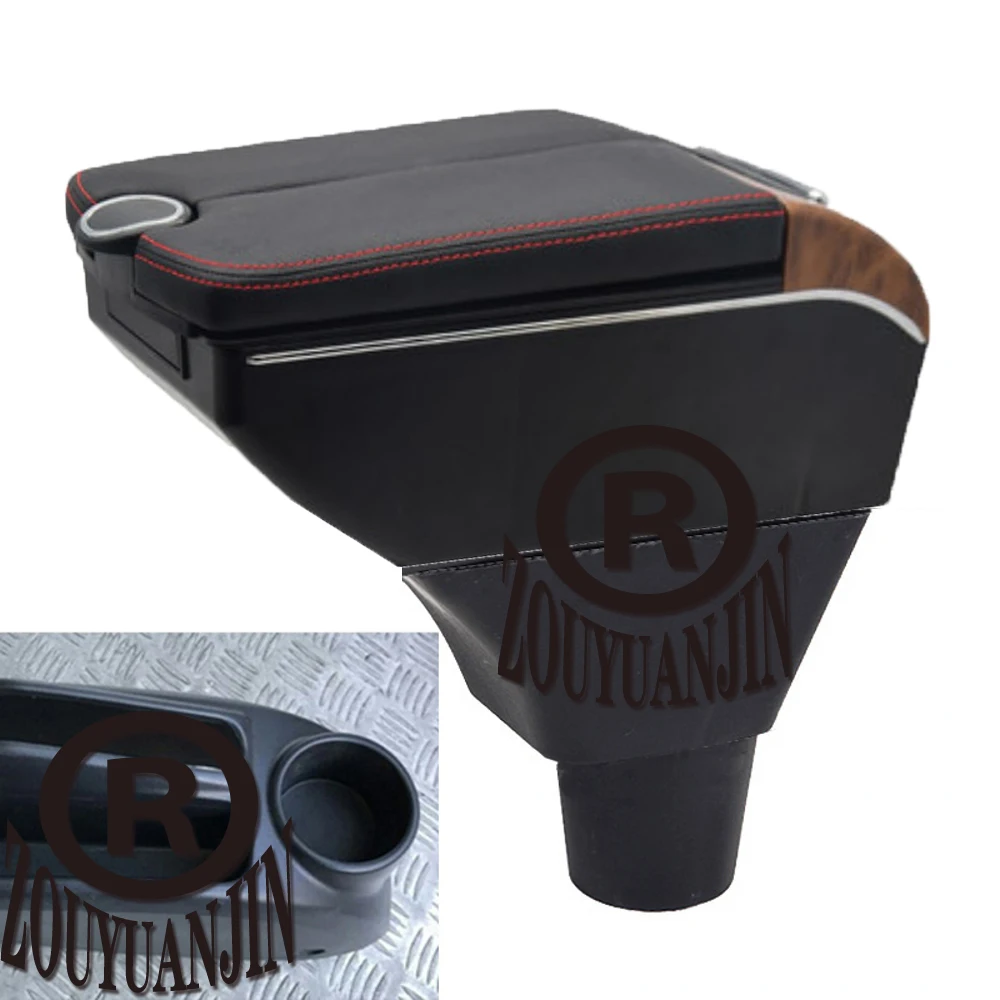 For Honda Civic ep3 Center Console Armrest Box Storage Elbow Rest Arm with Phone Charging USB Interface Cup Holder