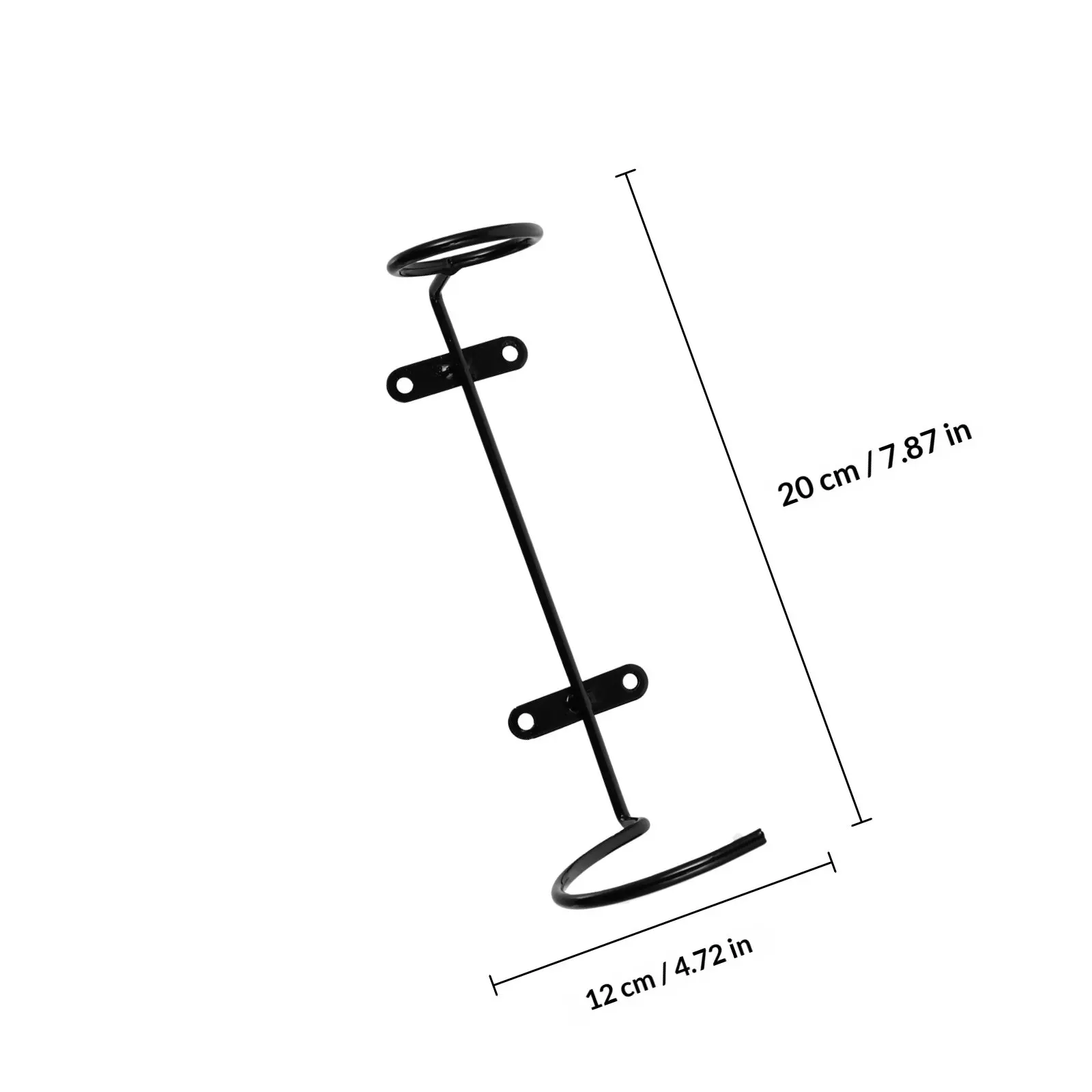 6Pcs Iron Wine Rack Wall-Mounted Wine Bottle Holder Spiral Storage Stand Decorative Metal Display Racks Iron Art Rack - view 4