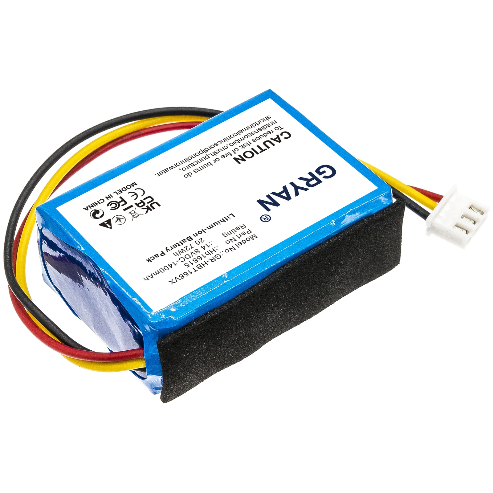 AE502945P HB16815 14.8V 1400mAh Li-Ion Battery For Window Cleaning Robot HOBOT 168 188 188C 198 268 288 298 358 368 388 G101 view 4