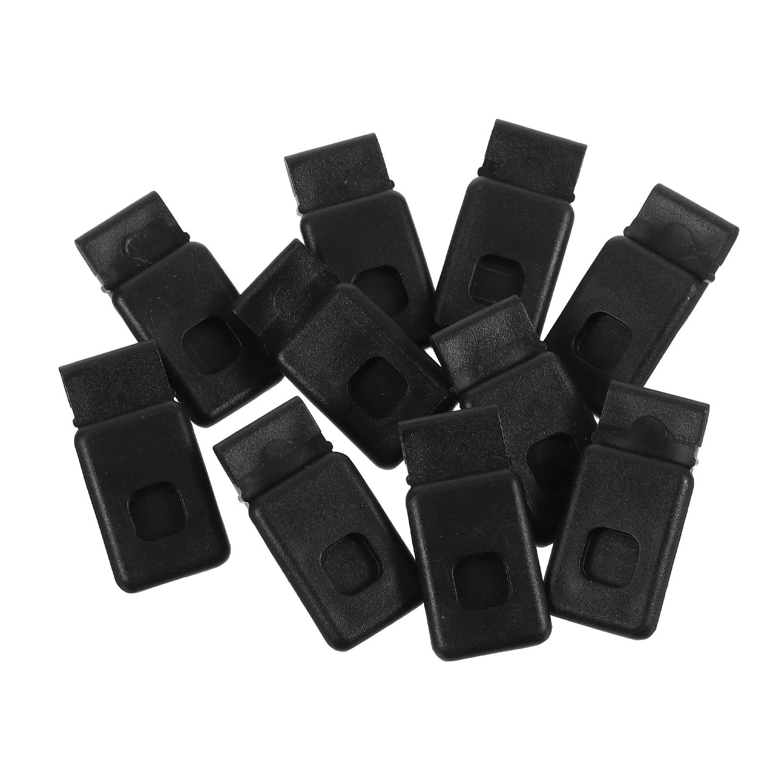 

10 pcs Car Trunk Organizer Fastener Durable Plastic Black Clips For Storage Box Secure Fit No Tools Needed Auto Accessories