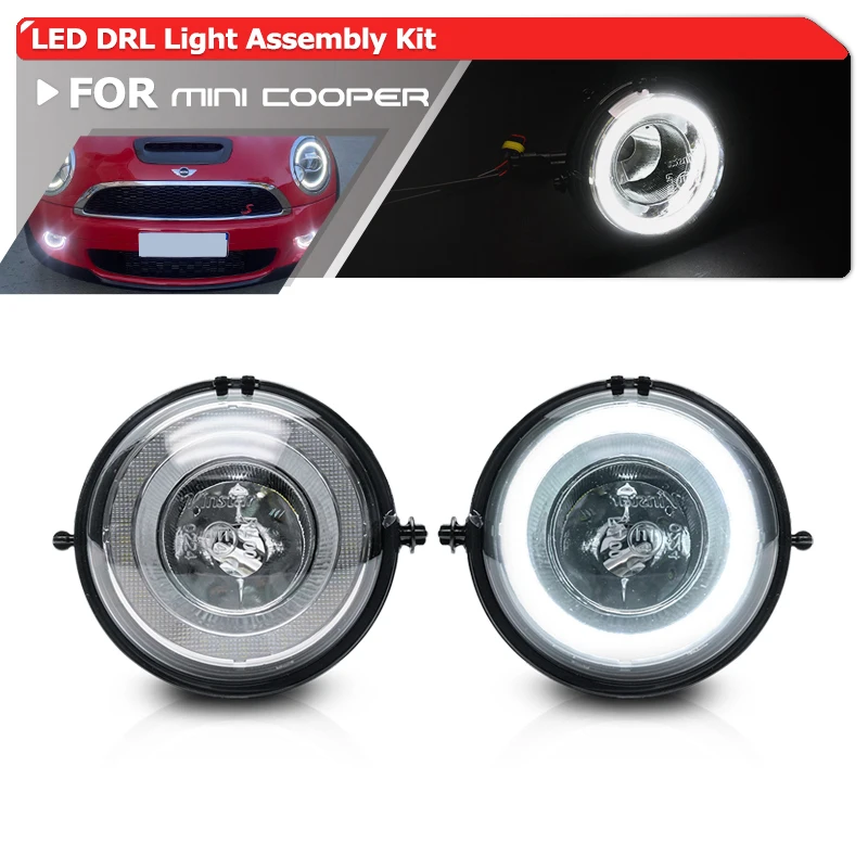 OE-Spec 63172751295 63122338554 Upgraded Led DRL Halo Light Kit For Mini Cooper R55 R56 R57 R58 R59 Countryman R60 Paceman R61