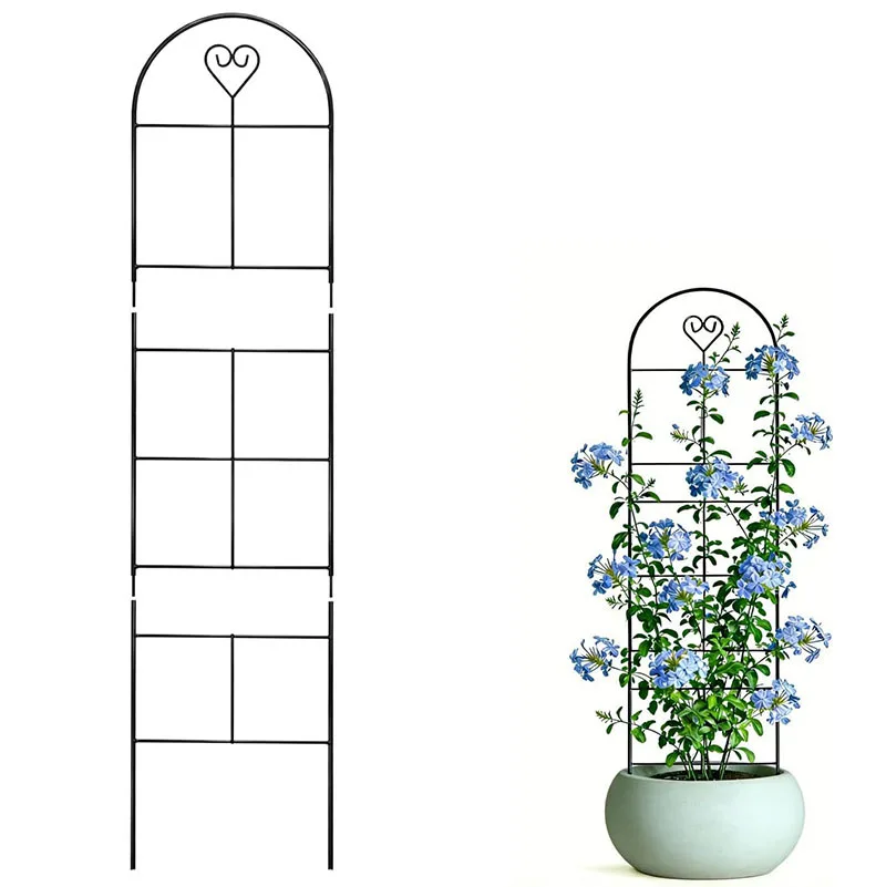 Vine Support Structure Iron Plant Trellis For Balcony Gardening Multi Purpose Trellis For Vines Stable Plant Holder