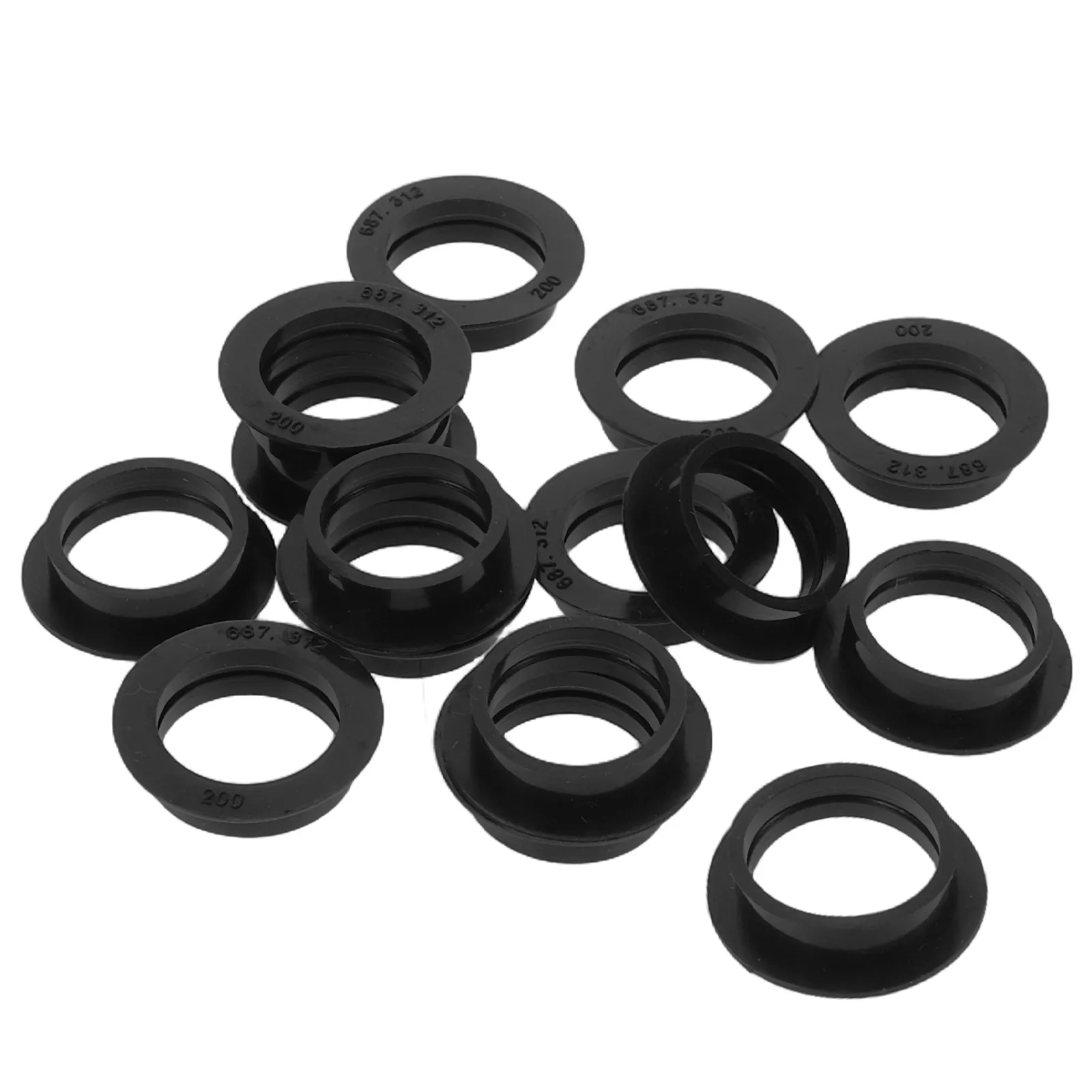 15Pcs Reverse Radar Sealing Ring Universal Parking Sensor Gasket Weather Resistant Dustproof Seal for Automotive Backup Sensor