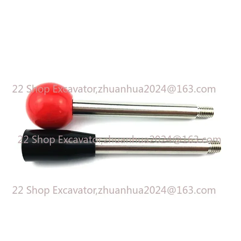 1pc Machine Tool Handle Bar 304 Stainless Steel Screw M6M8M10M12 Bench Drill Joystick Putter Double Head Screw Ball Head Rod