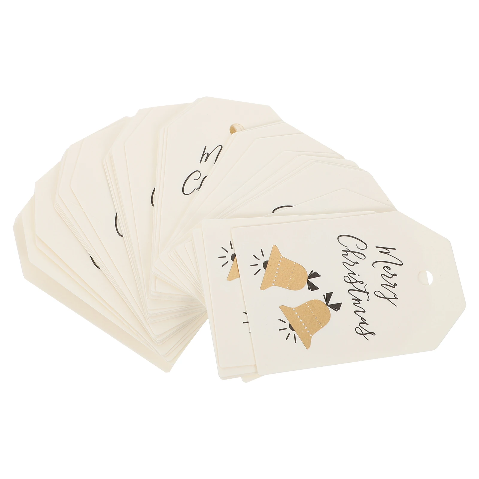 

200 Pcs Christmas Cards Lovely Gift Tags Hanging Decoration Packing Paper Xmas Labels for Bookmarks Scrapbooking