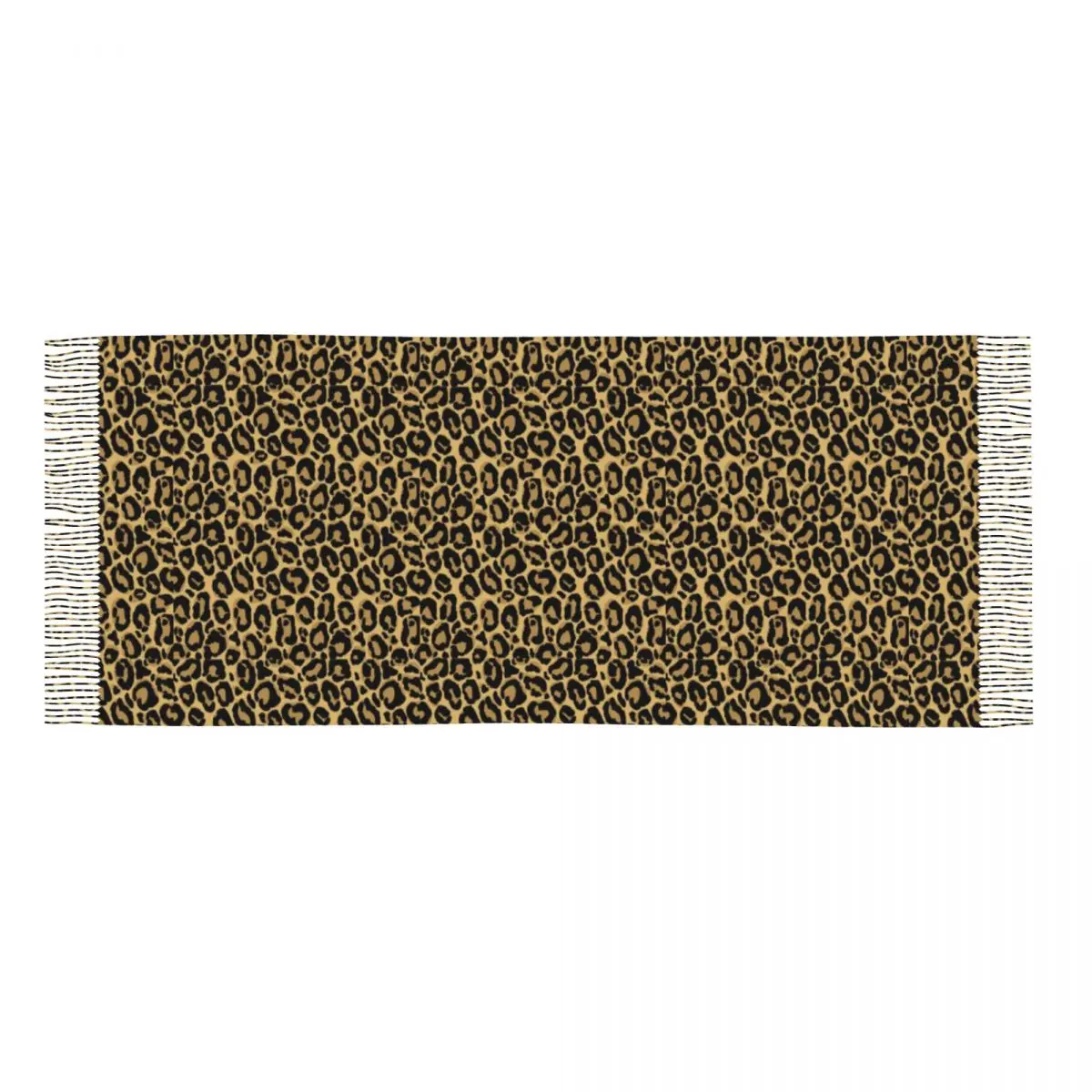 شخصية طباعة ليوبارد وشاح النساء الرجال الشتاء الدافئة الأوشحة الحيوان الجلد طباعة شال التفاف #5