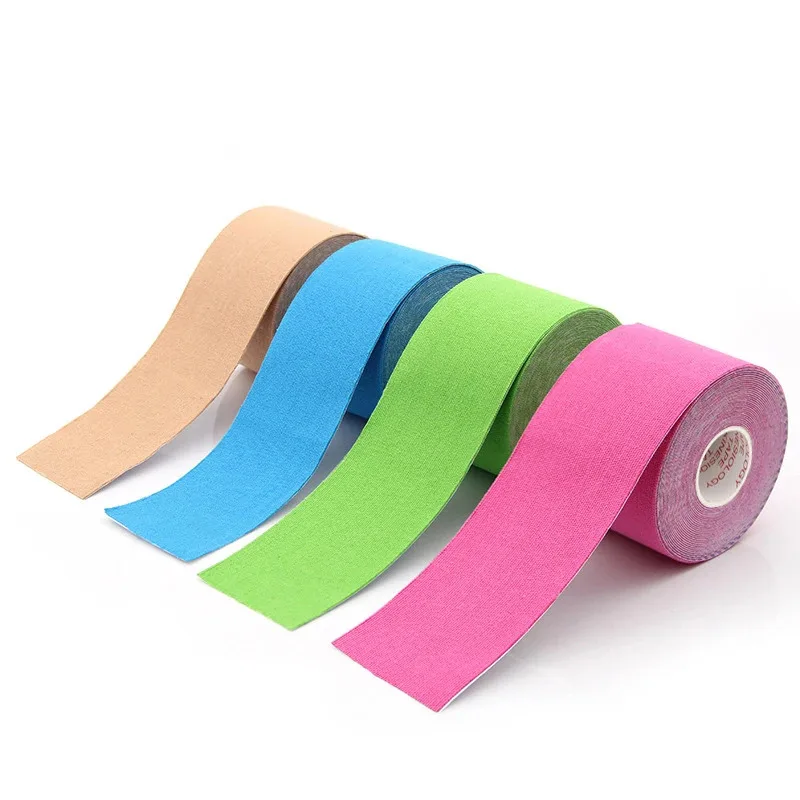 

4/1Pcs Sports Physiological Tape, Muscle Bandage, Sports Cotton, Elastic Adhesive, Strain Tape, Knee Muscle Pain Relief Patch