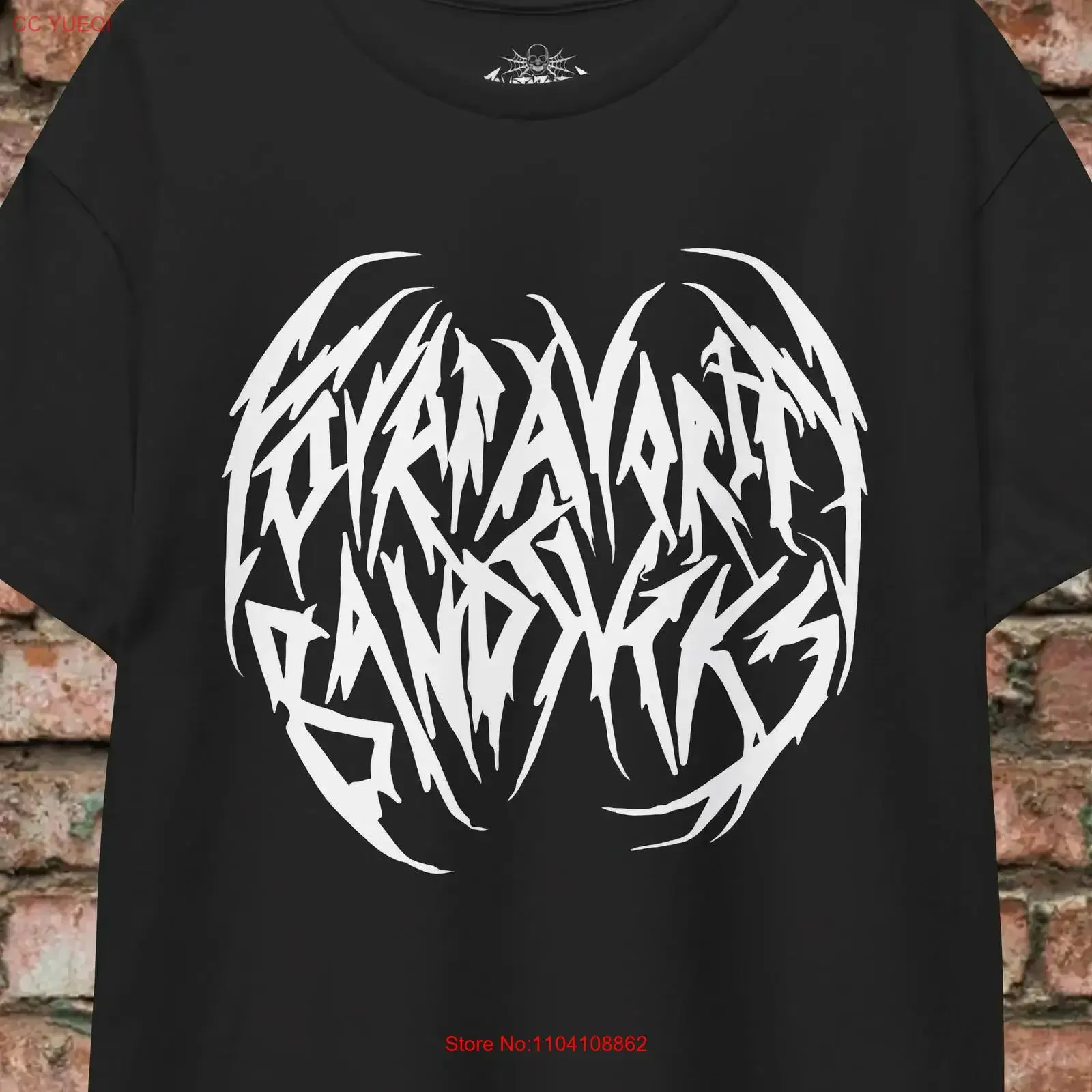 Death Metal Band T Shirt Your Favorite Sucks Heavy Punk Gothic Music For Fans Him Her Parody vintage Washed Soft
