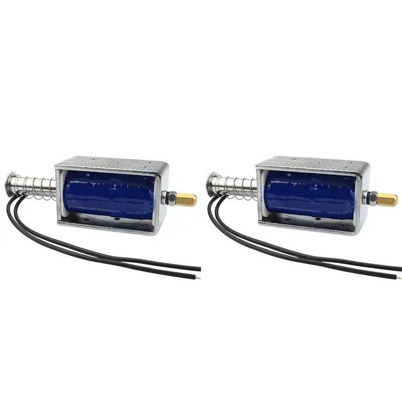 

AWAH 2X LY-1264B DC Powerful Push Pull Electromagnet 12V Solenoid Stroke 30Mm Magnetic Coil Electric Telescopic Magnet
