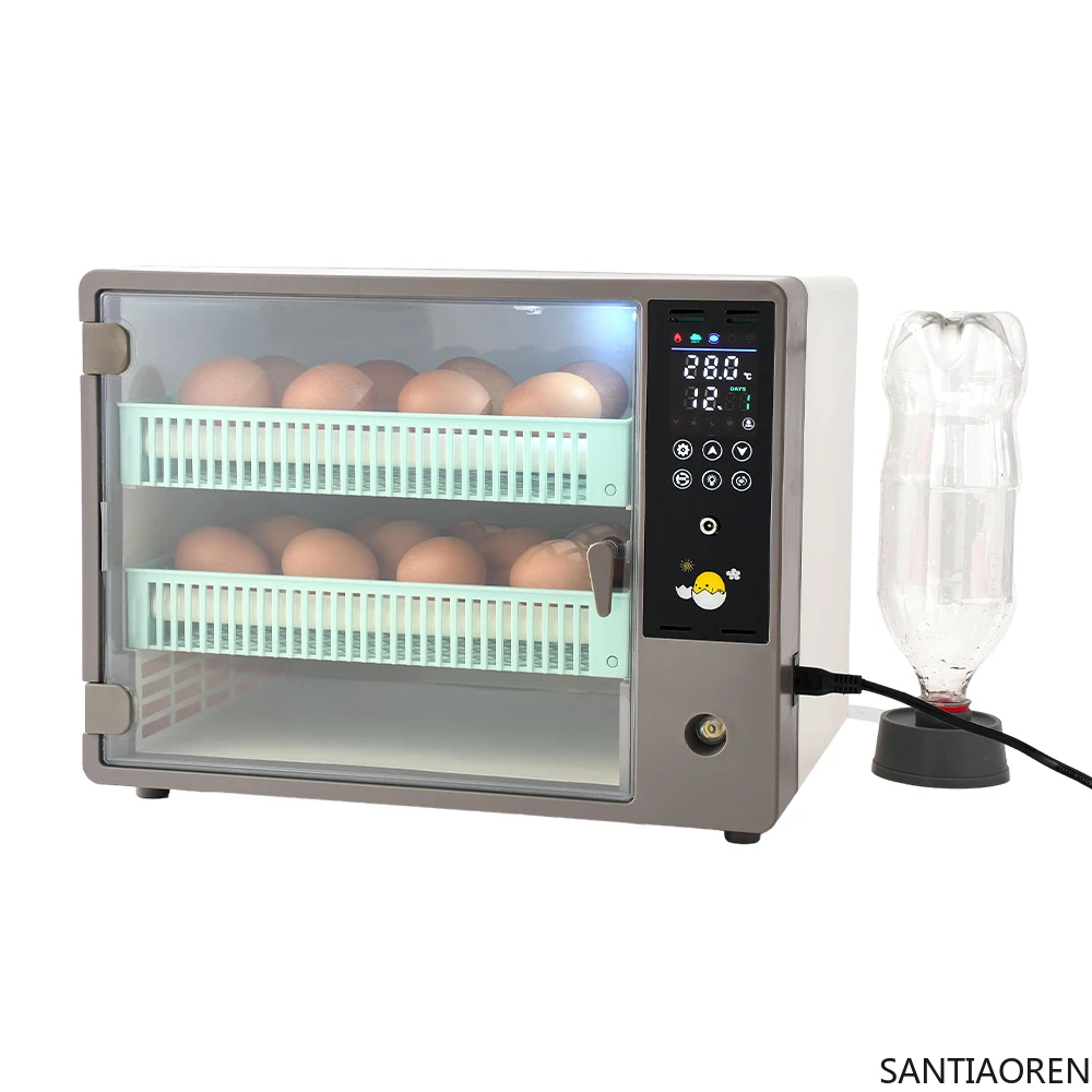 

Small Egg Incubator Chicken Duck Quail Using Mini 50 Egg Incubator