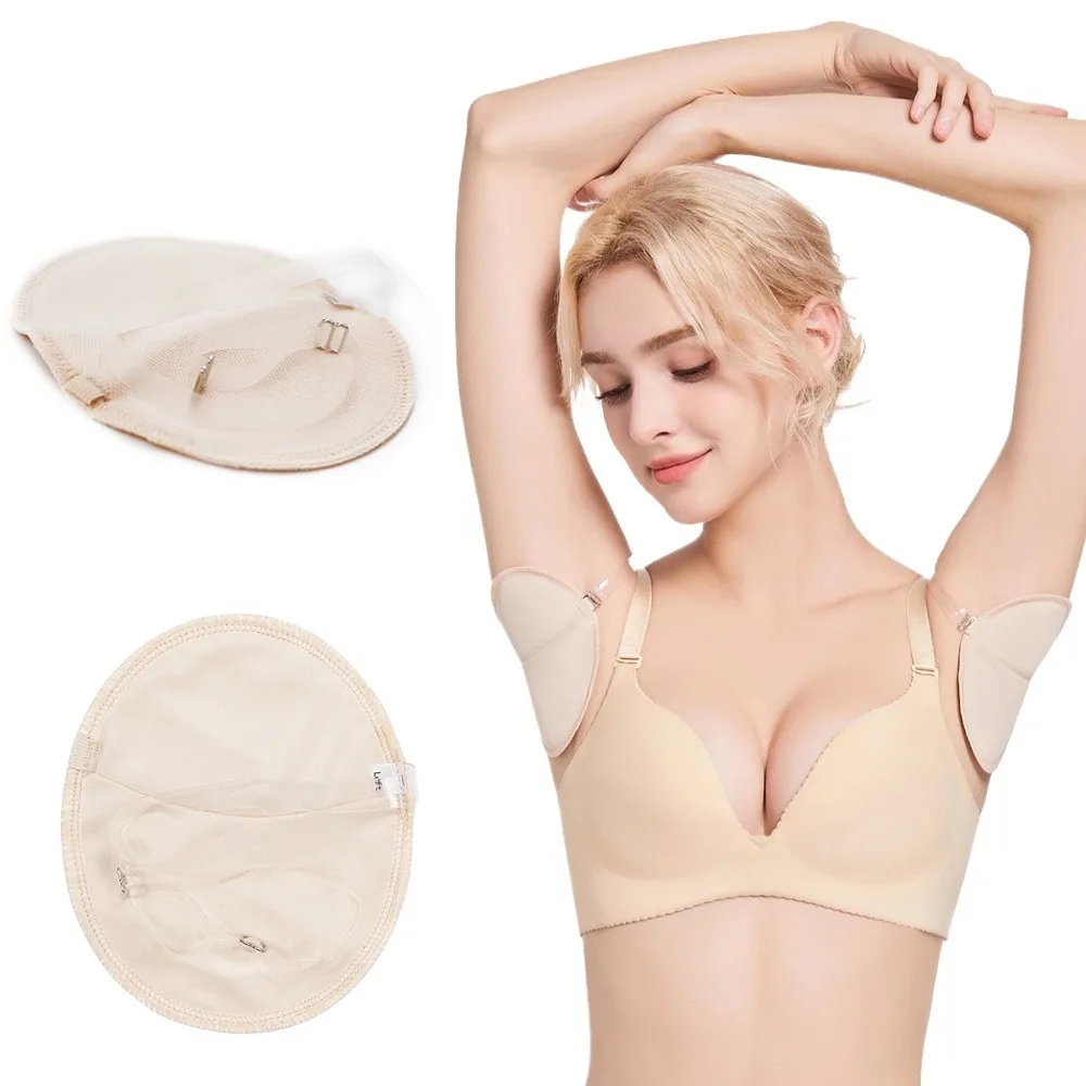 2 قطعة منصات تعرق تحت الإبط قابلة لإعادة الاستخدام منصات عرق الإبط المعدلة ، منصات حزام عرق الإبط القطنية القابلة للتنفس غير عرق الإبط #1