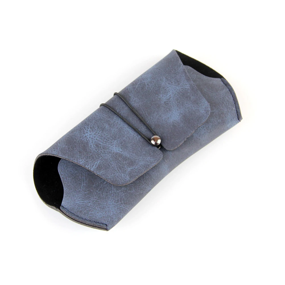 

Glasses Case Vintage Simple Fine Workmanship Random Color Slim Size Large Capacity Protective Cover Bag