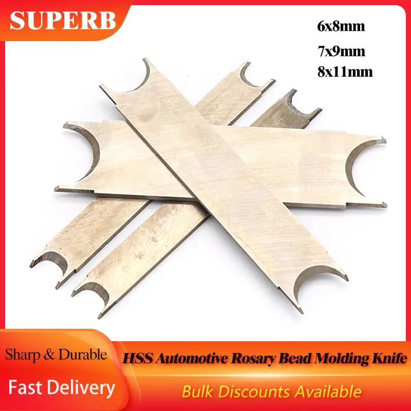 6x8 7x9 8x11mm HSS pisau penggilingan manik-manik Buddha cetakan pisau penggilingan untuk kayu Router Bit rosario bola pemotong alat bubut